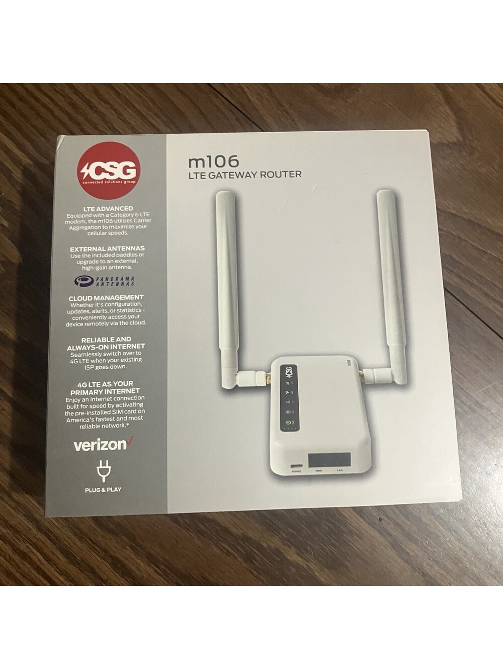 CSG M106 LTE Gateway Router - VERIZON 4G LTE Cellular Wireless Router